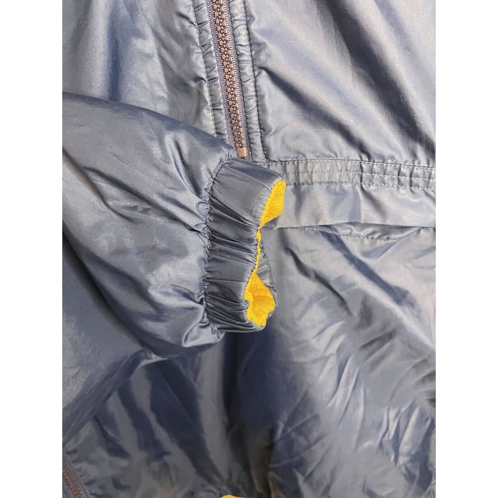 Michigan Wolverines Reversible Anorak Fleece Pullover Jacket Navy Yellow Mens 2X - Picture 13 of 16